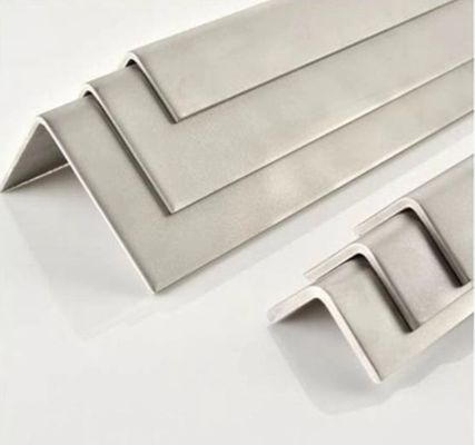 Perfis de aço inoxidável de 100 x 50 mm, em forma de L, barras de ângulo desigual, grau 304