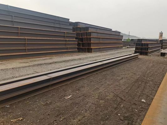Aço estrutural Profissionais de aço carbono Larga flange I Beam ASTM A572 Grau 55 5&quot; X 16#