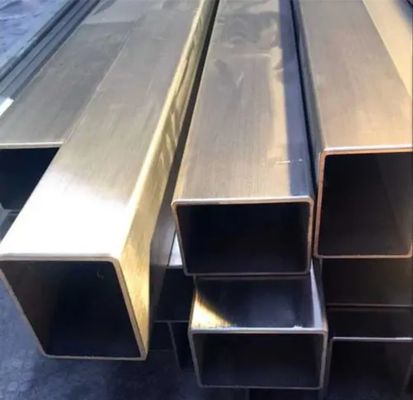Tubo de aço inoxidável quadrado de 1&quot; x 0,12&quot; Soldado sem costura Polido 316L Tubo de aço inoxidável