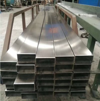 Tubo de aço inoxidável de forma retangular 201 50 x 100 x 1,5 mm