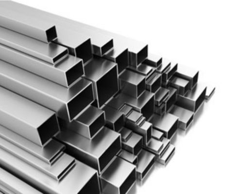 ASTM A240-22 Tubos de aço inoxidável 316L secção oculta decorativa retangular polida