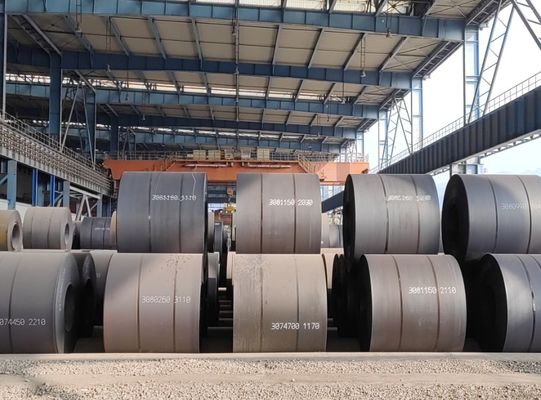 Q235 bobinas de aço carbono laminadas a quente, emaranhadas e com óleo 3-25 mm