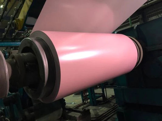Cor rosa PPGI PPGL bobina de aço pré-pintada DC03 0,12-2mm