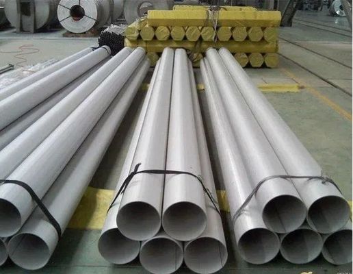 ERW Tubos redondos de aço inoxidável 316 soldados sem costura cortados à medida